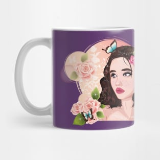 Roses girl Mug